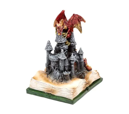 Dark Legends LED Enchanted Fairytale Castle Fire Dragon