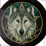 Wolf Head Dreamcatcher Wolf Head Dreamcatcher