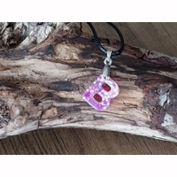 Resin Letter Necklace  Pendant