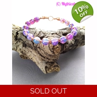Copper Wire and Bead Bracelet Style K11