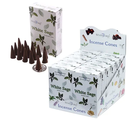 White sage cones