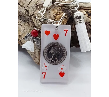 Encased lucky Sixpence/ Penny