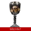 Decorative Skull with Chains Goblet