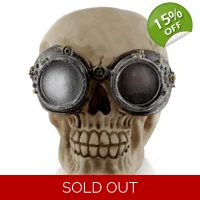 Steampunk  Style Skull Ornament