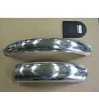 Husqvarna aluminium fenders polished