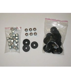 Husqvarna red nyloc nuts
