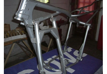 Husqvarna 1975/76 frame and swing arm