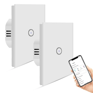 Smart Alexa Vypínač, WiFi Wireless Touch Wall Switch, kompatibilný s Alexa