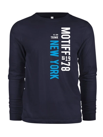 Motiff Trademark Blue Tee