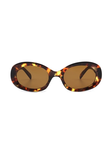 Oval Retro Clout Round Vintage Fashion Sunglasses