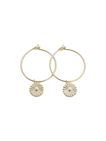 Magic Charm Daisy Hoops