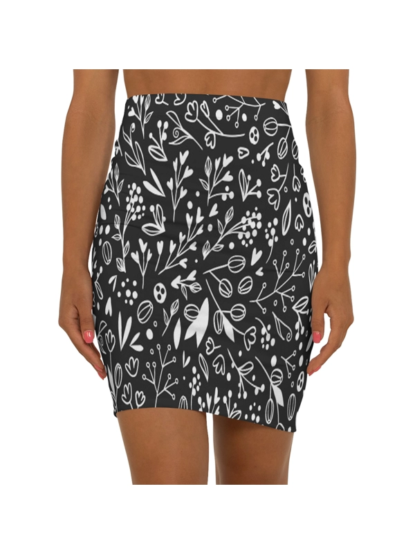 Motiff Women's Mini Flower Skirt