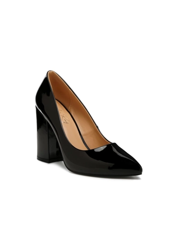 Kamira Block Heeled Formal Pumps