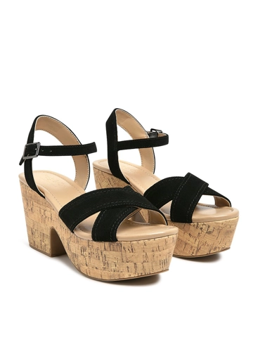 Ulla High Heeled Block Sandal