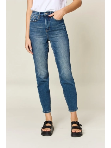 Judy Blue Full Size Tummy Control High Waist Slim Jeans