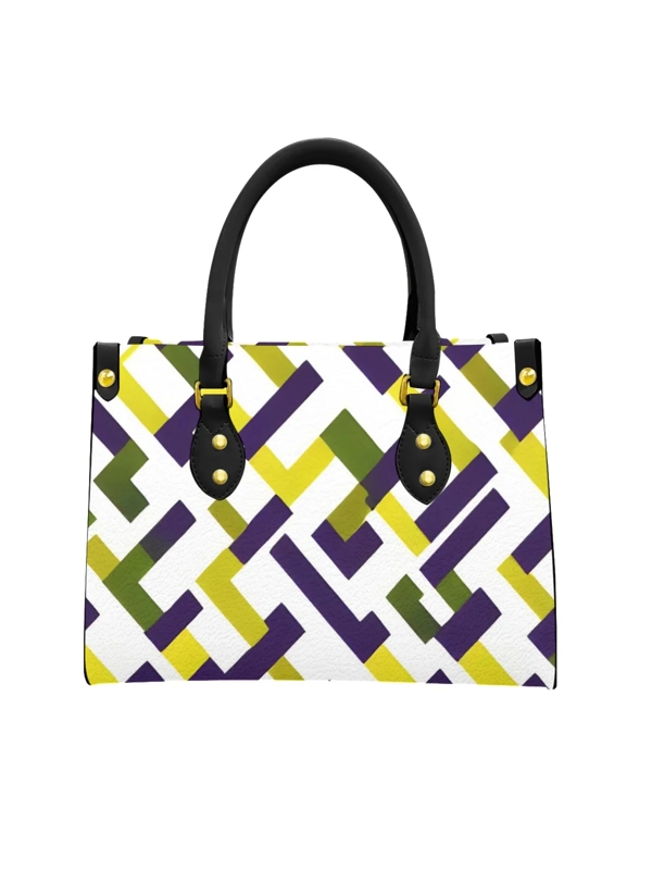 Motiff Women's Tote Bag - Purple/Yellow
