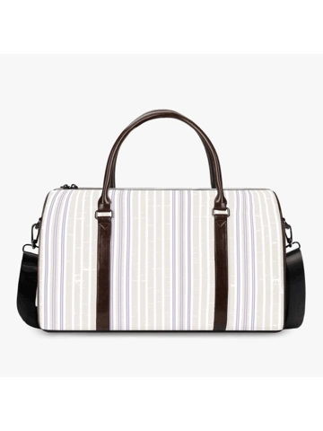 Motiff Duffle Bag - Purple Stripe