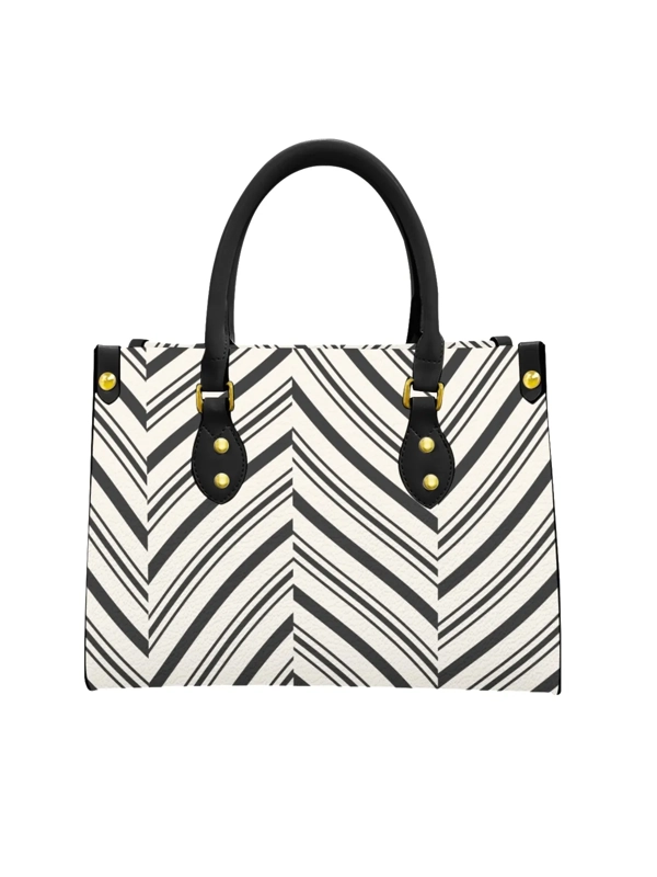 Motiff Women's Tote Bag - Black Stripe
