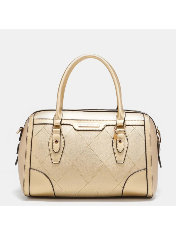 Nicole Lee USA Diamond Quilted Boston Bag