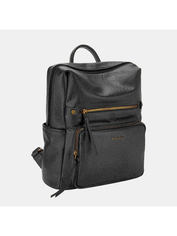 David Jones PU Leather Backpack Bag