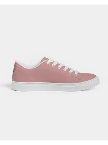 Motiff  Shop Women's Faux-Leather Sneaker - Light Pink