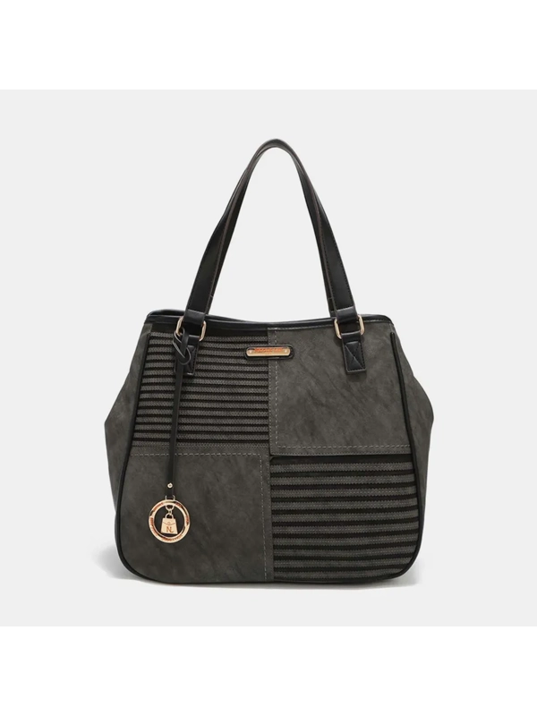 Nicole Lee USA Scallop Stitched Tote Bag