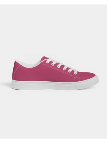 Motiff Shop Women's Faux-Leather Sneaker - Berry
