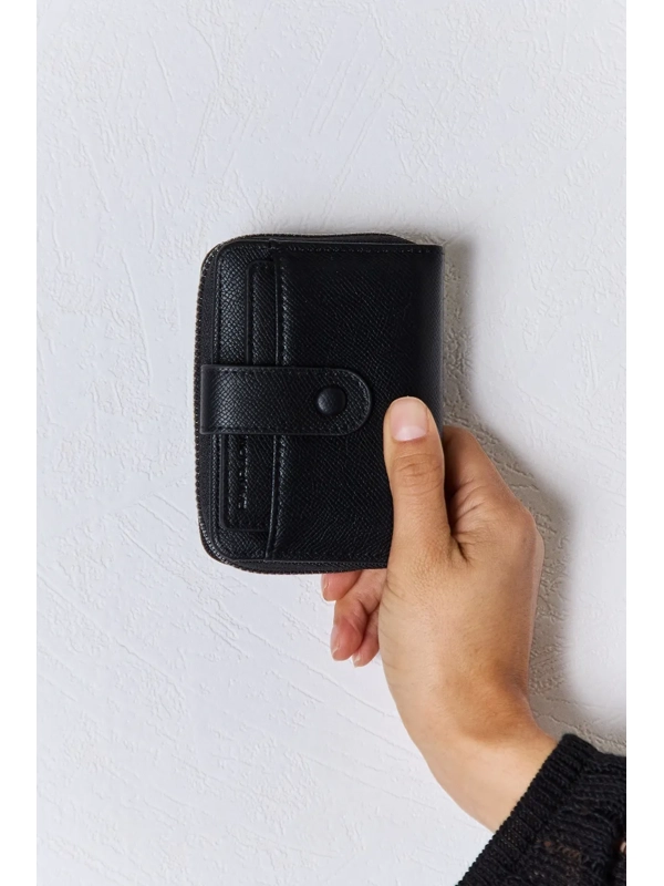 David Jones PU Leather Mini Wallet