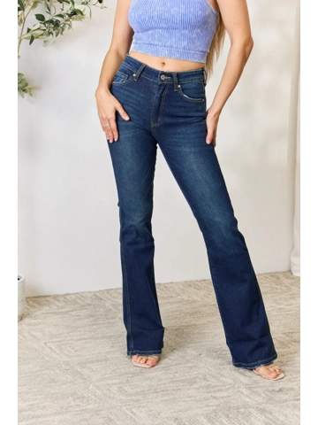 Kancan Full Size Slim Bootcut Jeans