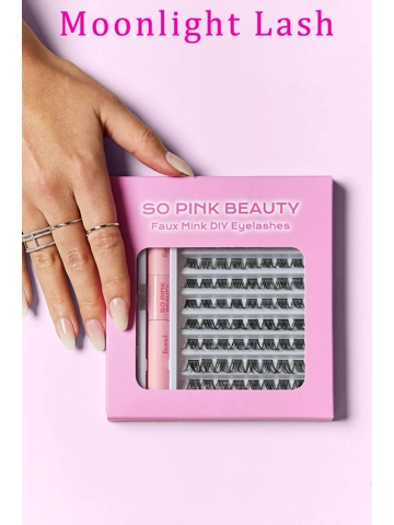 SO PINK BEAUTY Faux Mink Eyelashes Cluster Multipack