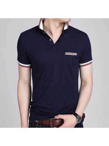 Mens Casual Short Sleeve Summer Polo Shirt