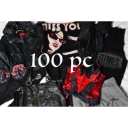 100 pc Y2K Vintage Clothing Lot Wholesale Bundle Box