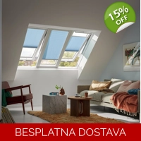 VELUX FHL plisirano sjenilo za zasjenjenje