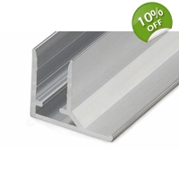 F-Alu profil 10 mm/210 cm za lexan ploče