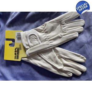 Faux Leather White Dressage ..