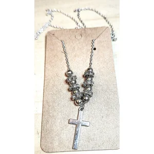 Silver Cross Necklace
