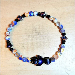 Orange/Blue Moon & Stars