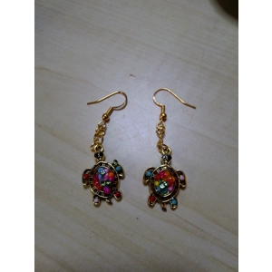 Colorful Turtle Earrings