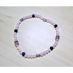 Rose Quartz and Blue Tiger's Eye