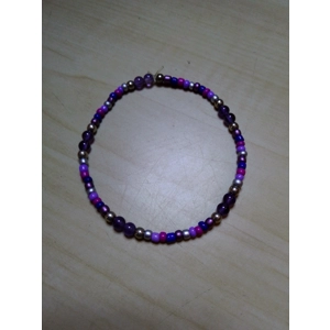 Pretty in Purple Seed Bead Bracelet