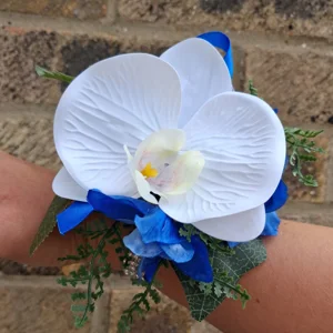 Silk Orchid Flower Wrist Corsage