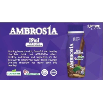 Ambrosia 19 in 1 Rich Chocolate Powdered Drink Mix