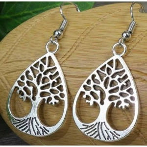 Tree of Life Teardrop Earring