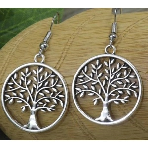 Tree of Life Round Earring