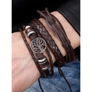 Tree of Life Leather Bracelets (3)