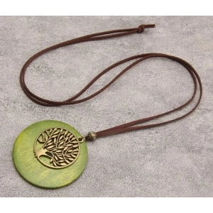 Tree of Life round Pendant Necklace