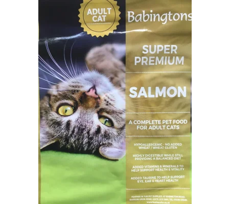 Salmon with chicken & rice cat food 6kg