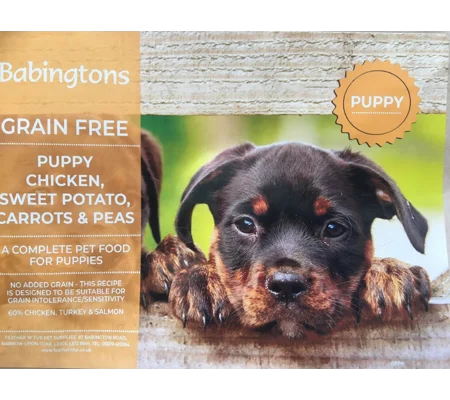 Puppy Chicken with Turkey & Salmon Sweet Potato Carrots & Peas 12kg