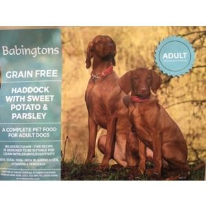 15kg Haddock, sweet Potato & Parsley working dog