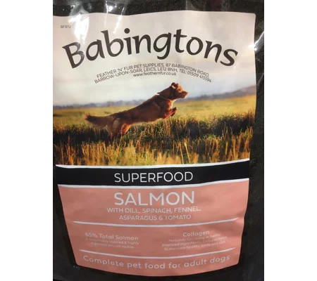 12kg Salmon Superfood, 65% meat with botanicals